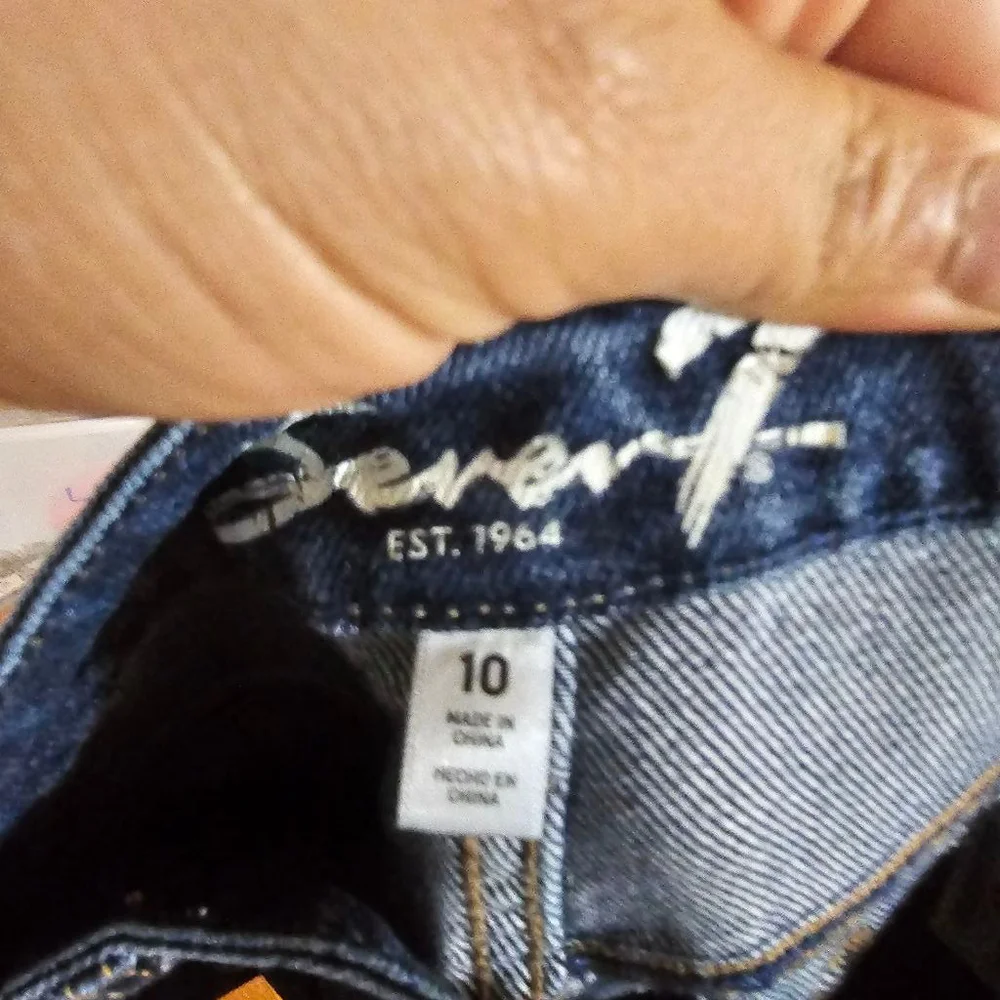 Seven7 Women's Slim Straight Jeans Blue Size 10